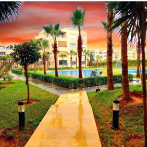 Lovely Apartment in the best area of city Orchidées with 2-bedroom with a nice pool and garden